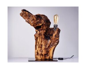 lampka nocna drewno oliwne