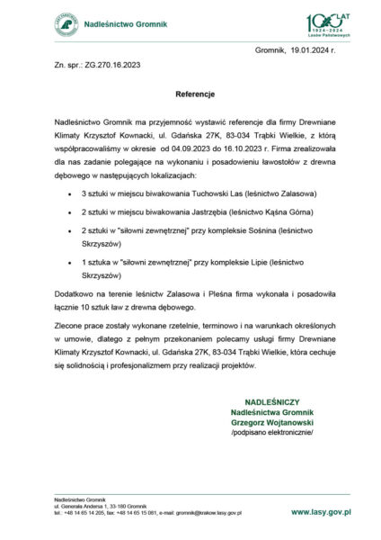 Referencje-GROMNIK-_-dla-firmy-Drewniane-Klimaty