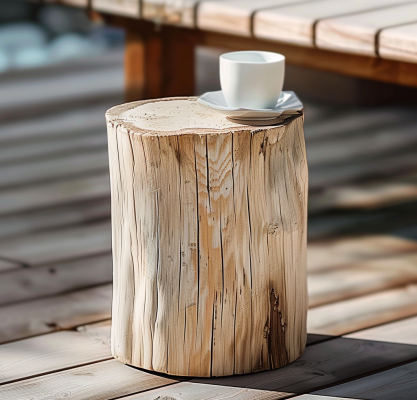 stolik drewniany na taras
