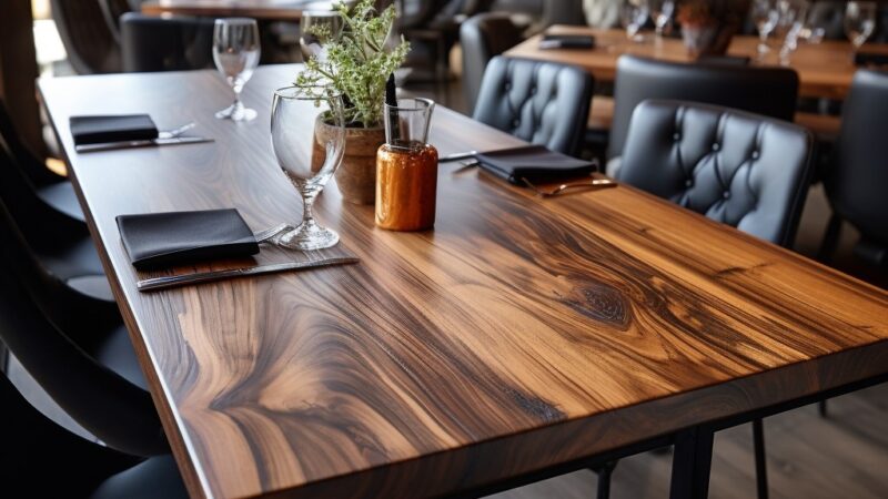 stół drewno naturalne