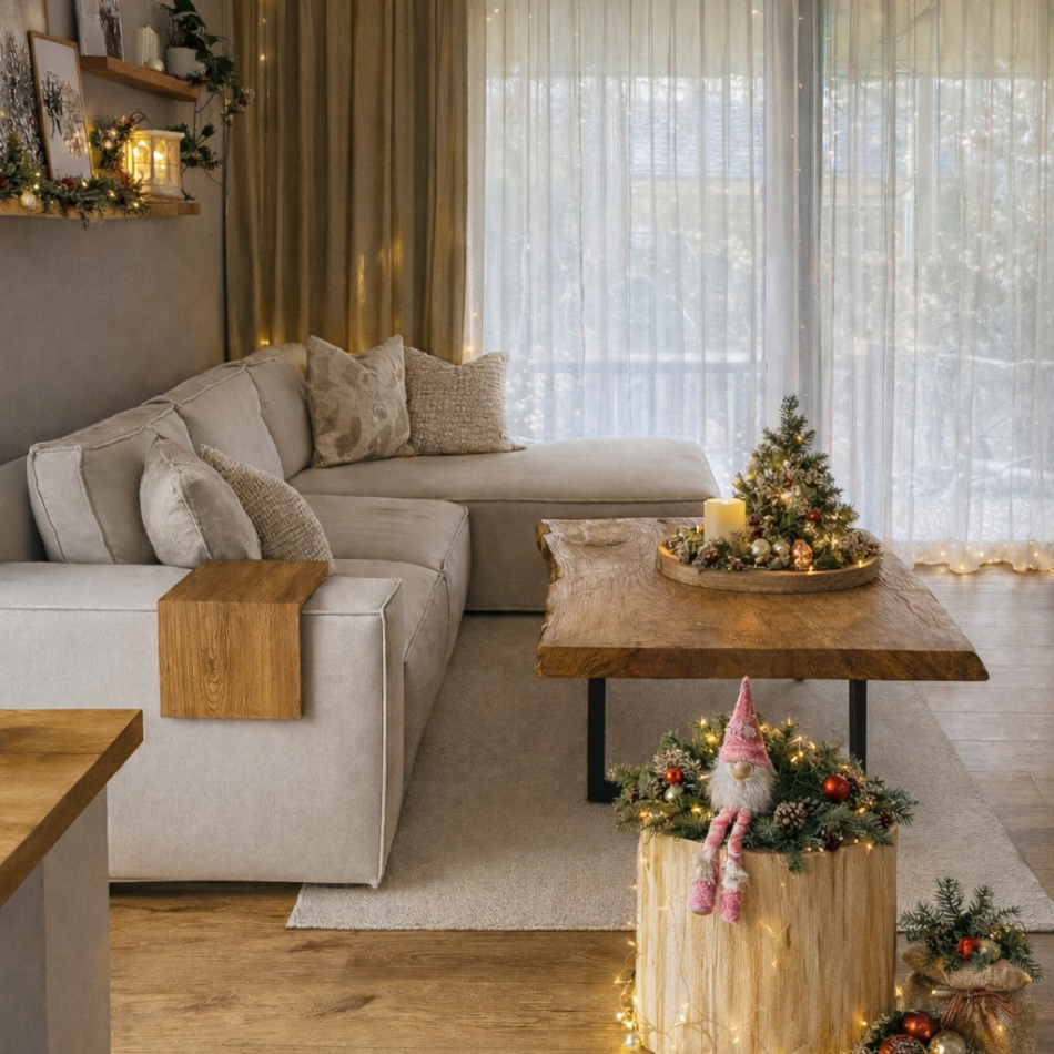 dekoracje świąteczne salon - pieniek dekoracje świąteczne salon - pieniek
